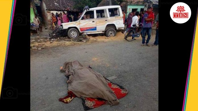 Women dies by police van | The-Bihar-News